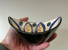 Load image into Gallery viewer, Vintage 1950s NORWEGIAN Stavangerflint Bowl with Abstract Design by Inger Waage
