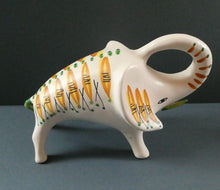 Load image into Gallery viewer, 1950s ROBERTO RIGON Italian  Etruria Arte Ceramic Elephant
