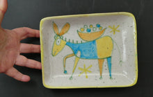 Load image into Gallery viewer, 1950s Signed Guido Gambone Plate with Donkey Signature
