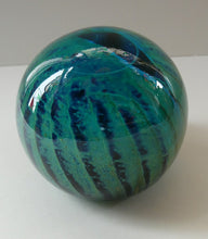 Load image into Gallery viewer, LARGE 1970s Mdina Glass Paperweight. Vintage Sea and Sand Sea Urchin
