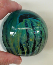 Load image into Gallery viewer, LARGE 1970s Mdina Glass Paperweight. Vintage Sea and Sand Sea Urchin
