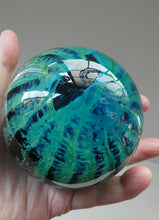 Load image into Gallery viewer, LARGE 1970s Mdina Glass Paperweight. Vintage Sea and Sand Sea Urchin
