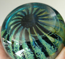 Load image into Gallery viewer, LARGE 1970s Mdina Glass Paperweight. Vintage Sea and Sand Sea Urchin
