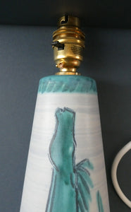 1960s Table Lamp by Mark Valcera, Suisse. Green Horse Design