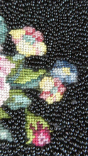 Load image into Gallery viewer, 1940s PETIT POINT &amp; GLASS BEAD Handbag or Evening Bag
