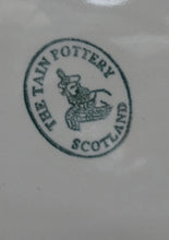 Load image into Gallery viewer, SCOTTISH POTTERY. Vintage Tain Pottery DINNER PLATE. Heavy Duty Stoneware Pottery with Hand Painted Buchanan Tartan Pattern. 8 AVAILABLE
