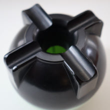 Load image into Gallery viewer, Rare 1930s BUTTNER Art Deco Early Black and Peppermint Green Plastic / Bakelite Ashtray
