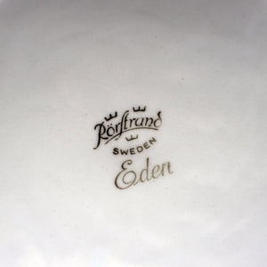 Vintage 1960s RORSTRAND EDEN Dessert Plates. 8 1/2 inch diameter. TWO Plates