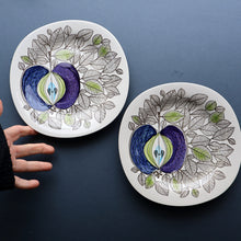 Load image into Gallery viewer, Vintage 1960s RORSTRAND EDEN Dessert Plates. 8 1/2 inch diameter. TWO Plates
