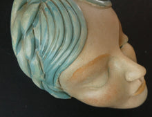 Load image into Gallery viewer, Art Deco 1930s Wall Mask G. Leonardi Hollywood Glamour Marlene Dietrich Style Portrai
