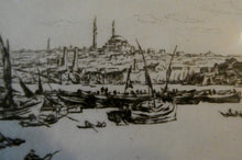 Load image into Gallery viewer, Sir Muirhead Bone (1876 - 1953). Drypoint Etching of CONSTANTINOPLE (1934). Pencil signed
