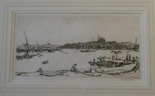 Load image into Gallery viewer, Sir Muirhead Bone (1876 - 1953). Drypoint Etching of CONSTANTINOPLE (1934). Pencil signed
