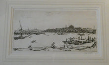 Load image into Gallery viewer, Sir Muirhead Bone (1876 - 1953). Drypoint Etching of CONSTANTINOPLE (1934). Pencil signed
