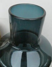 Load image into Gallery viewer, 1960s WHITEFRIARS Midnight Blue Soda Glass Vase. Design Number 9598 by Geoffrey Baxter (1963)
