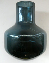 Load image into Gallery viewer, 1960s WHITEFRIARS Midnight Blue Soda Glass Vase. Design Number 9598 by Geoffrey Baxter (1963)
