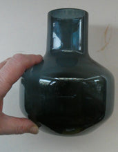 Load image into Gallery viewer, 1960s WHITEFRIARS Midnight Blue Soda Glass Vase. Design Number 9598 by Geoffrey Baxter (1963)
