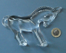 Load image into Gallery viewer, 1970s KOSTA BODA Glass Donkey Designed by Bertil Vallien
