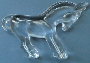 1970s KOSTA BODA Glass Donkey Designed by Bertil Vallien