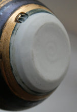 Load image into Gallery viewer, Cornish Studio Pottery. Miniature Gold Lustre PORCELAIN Tea Pot by Mary Rich (1940 - 2022)
