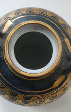 Load image into Gallery viewer, Cornish Studio Pottery. Miniature Gold Lustre PORCELAIN Tea Pot by Mary Rich (1940 - 2022)
