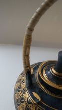 Load image into Gallery viewer, Cornish Studio Pottery. Miniature Gold Lustre PORCELAIN Tea Pot by Mary Rich (1940 - 2022)
