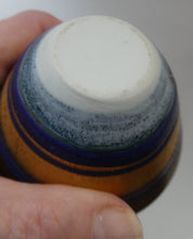 Load image into Gallery viewer, Cornish Studio Pottery. Miniature Gold Lustre PORCELAIN Vase by Mary Rich (1940 - 2022)
