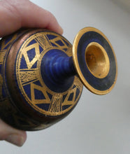 Load image into Gallery viewer, Cornish Studio Pottery. Miniature Gold Lustre PORCELAIN Vase by Mary Rich (1940 - 2022)
