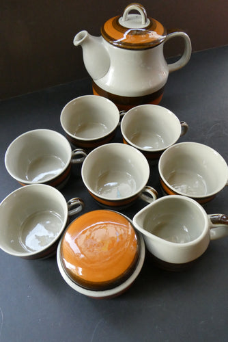   1970s Marianne Westman Rorstrand Swedish Complete Tea Set Annika Design