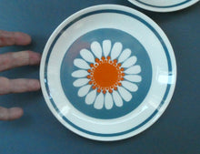 Load image into Gallery viewer, 1970s DAISY Turi Design TRIO (Cup, Saucer and Side Plate). Daisy Pattern for Figgjo Flint, Norway
