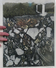 Load image into Gallery viewer, 1971 Etching &amp; Aquatint Entitled &quot;Stone Pool&quot; by Phil Greenwood. Pencil Signed
