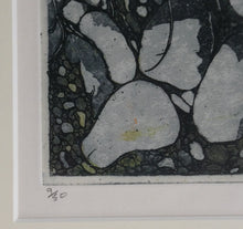 Load image into Gallery viewer, 1971 Etching &amp; Aquatint Entitled &quot;Stone Pool&quot; by Phil Greenwood. Pencil Signed
