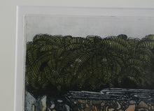 Load image into Gallery viewer, 1971 Etching &amp; Aquatint Entitled &quot;Stone Pool&quot; by Phil Greenwood. Pencil Signed
