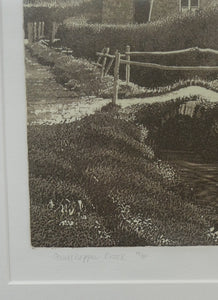 Graham Evernden (b. 1947)  Colour Etching and Aquatint Entitled "Grasshoper Brook". Signed in Pencil