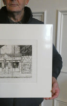 Load image into Gallery viewer, SCOTTISH ART: Rare 1970s ABERBEEN PUBS Etching: &quot;The Hairy Bar&quot; by William J. Watson. Pencil Signed
