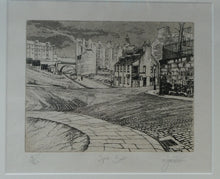 Load image into Gallery viewer, SCOTTISH ART: Rare 1970s ABERBEEN PUBS Etching: &quot;The Spa Bar&quot; or &quot;Well O’ Spa Bar&quot; by William J. Watson. Pencil Signed
