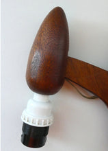 Load image into Gallery viewer, Unusual Vintage TEAK Scissor / Concertina Action Wall Lamp. Mid-Century Danish Design
