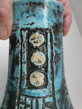 Load image into Gallery viewer, Vintage 1960s West German BRUSTALIST Bottle Vase. Uberlacker Ceramics / U-keramik
