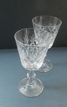 Load image into Gallery viewer, Set of Six Matching LARGE Edinburgh Crystal Wine Goblets: 6 3/4 inches (Unidentified Pattern)
