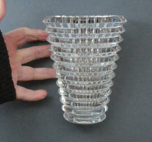 Load image into Gallery viewer, Modernist 2001 BACCARAT France Oval &quot;Eye&quot; Vase by Nicholas Tribulot. 5 1/2 inches (15 cm)
