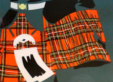 Load image into Gallery viewer, ORIGINAL 1950s Lithographic Scottish TRAVEL POSTER. &quot;Scotland Fly B.O.A.C.&quot; FRAMED
