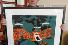 Load image into Gallery viewer, ORIGINAL 1950s Lithographic Scottish TRAVEL POSTER. &quot;Scotland Fly B.O.A.C.&quot; FRAMED
