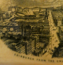 Load image into Gallery viewer, Antique 19th Century MAUCHLINE Ware Box. View of Edinburgh from Calton Hill on the Lid
