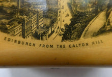 Load image into Gallery viewer, Antique 19th Century MAUCHLINE Ware Box. View of Edinburgh from Calton Hill on the Lid
