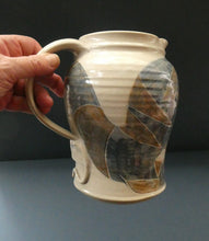 Load image into Gallery viewer, 1992 STUDIO POTTERY Jug by Irma Demianczuk. Decorated with Cats and Mouse Motifs
