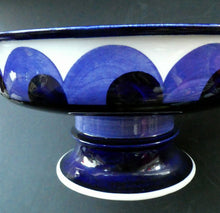 Load image into Gallery viewer, Arabia Paju Pattern 1960s Fruit Bowl with Twin Handles and Pedestal Base
