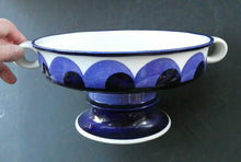 Load image into Gallery viewer, Arabia Paju Pattern 1960s Fruit Bowl with Twin Handles and Pedestal Base
