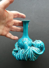 Load image into Gallery viewer, Rare Aesthetic Movement Vase Minton Chinese Man Holding a Bottle
