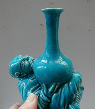 Load image into Gallery viewer, Rare Aesthetic Movement Vase Minton Chinese Man Holding a Bottle
