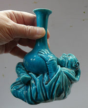 Load image into Gallery viewer, Rare Aesthetic Movement Vase Minton Chinese Man Holding a Bottle
