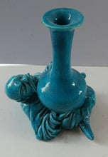 Load image into Gallery viewer, Rare Aesthetic Movement Vase Minton Chinese Man Holding a Bottle
